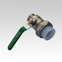 brass ball valve with one adapter